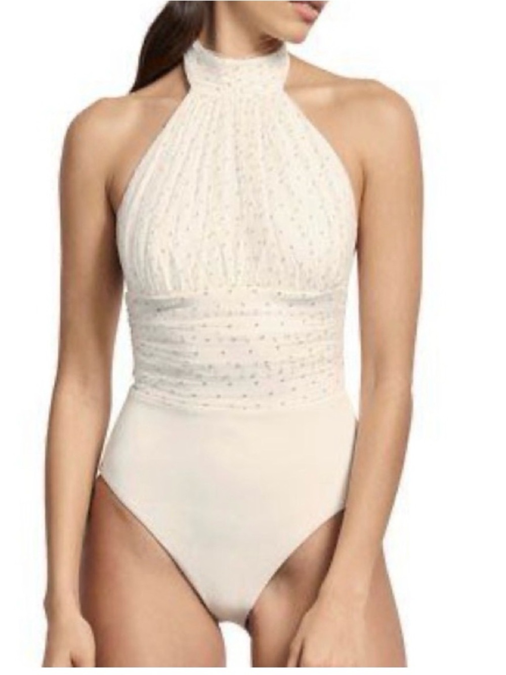 Amaio Renee Maliot One Piece Halter Swimsuit
